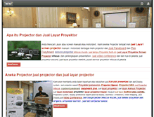 Tablet Screenshot of anekaprojector.com